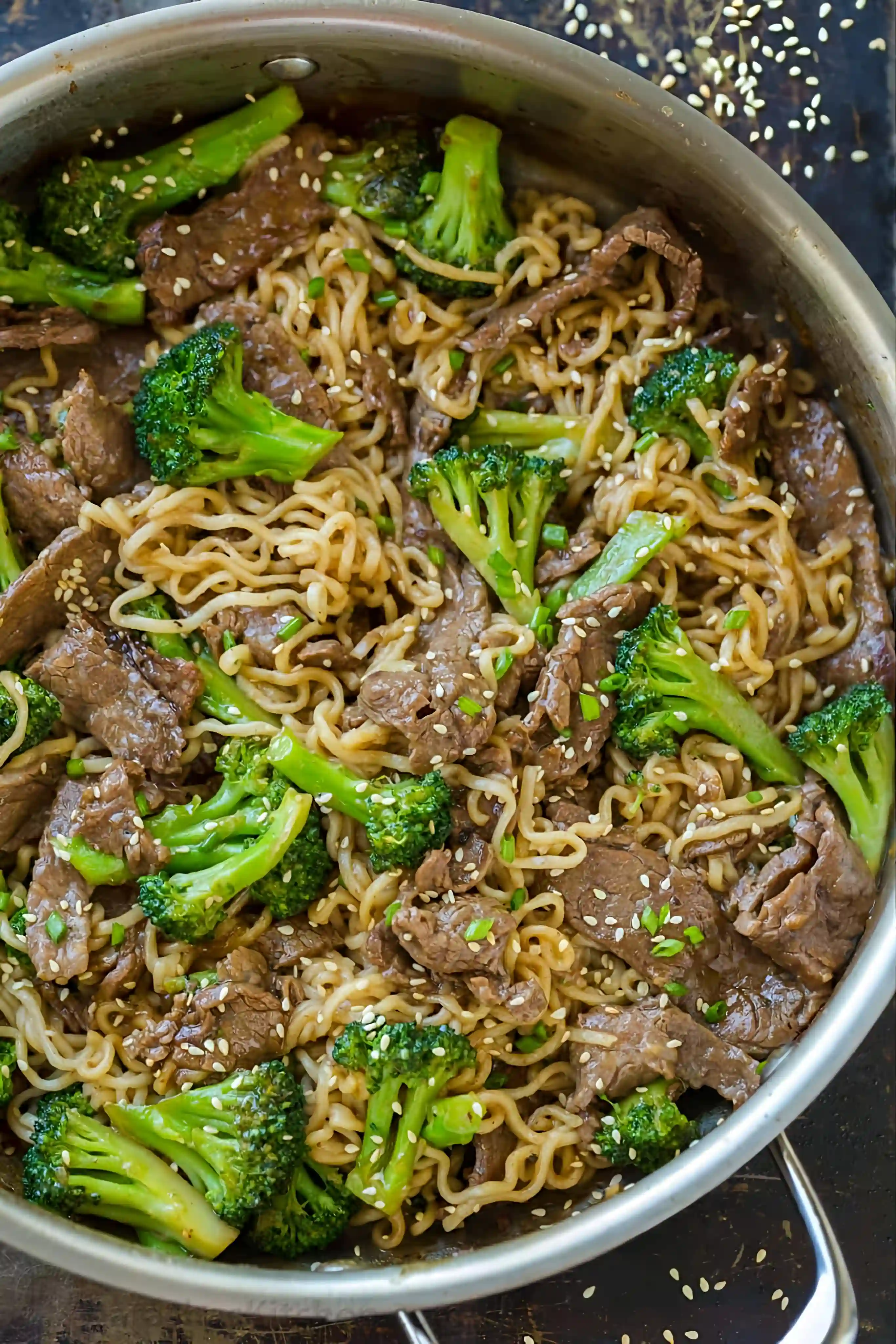 Beef and Broccoli Ramen Stir Fry