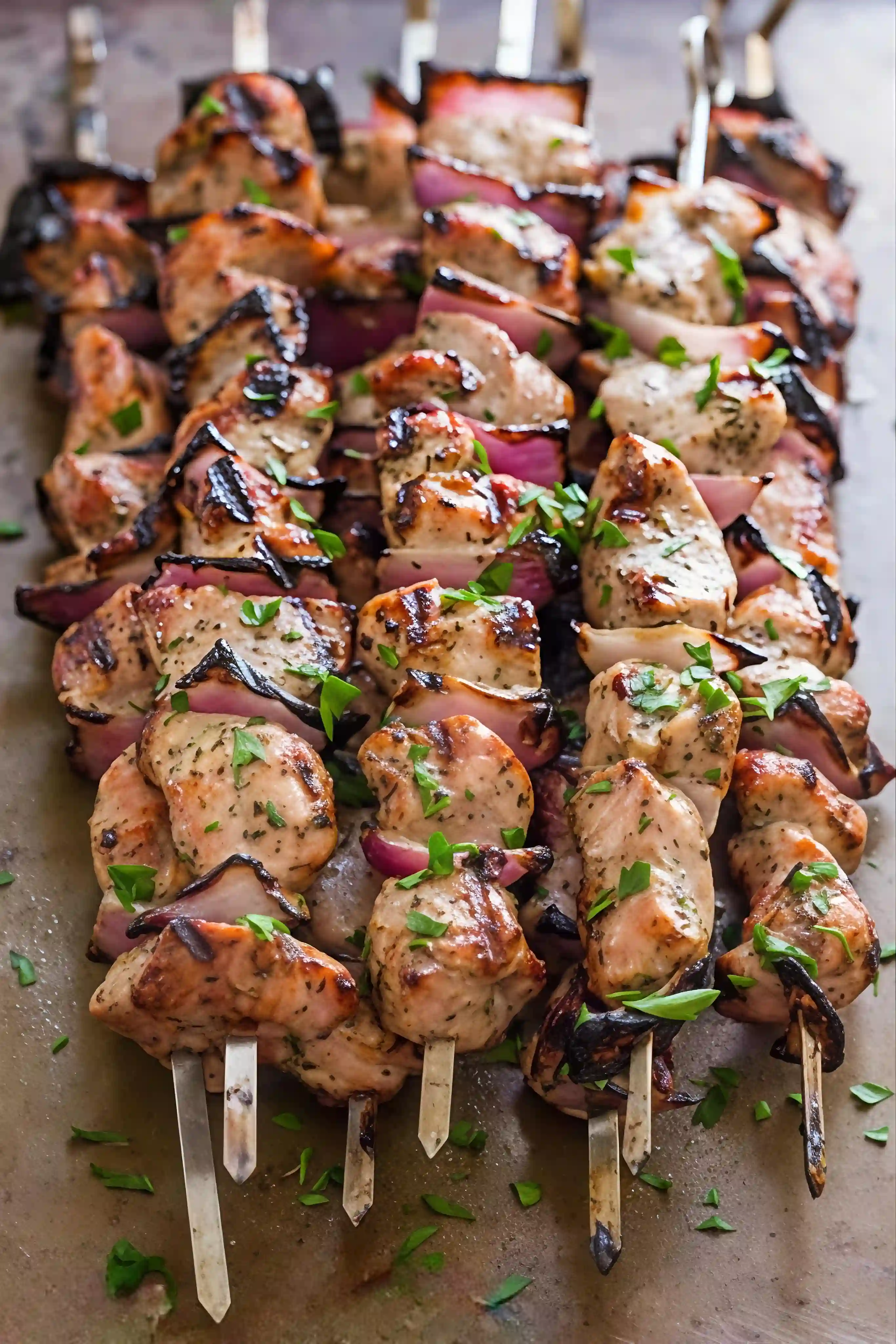 Grilled Pork Shish Kabobs