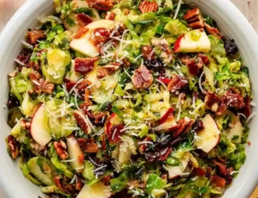 Warm Brussels Sprouts Salad