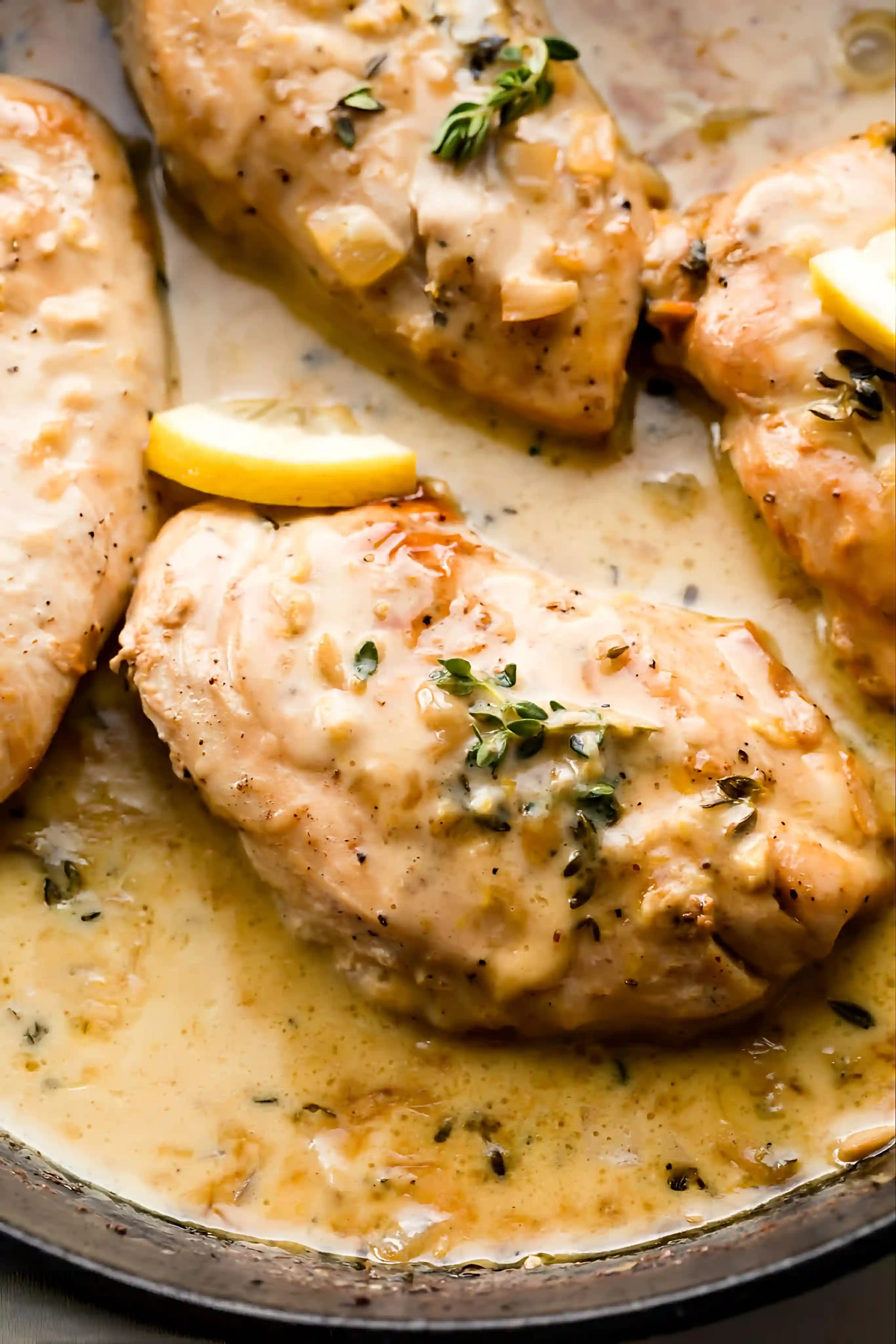 Creamy Lemon Thyme Chicken