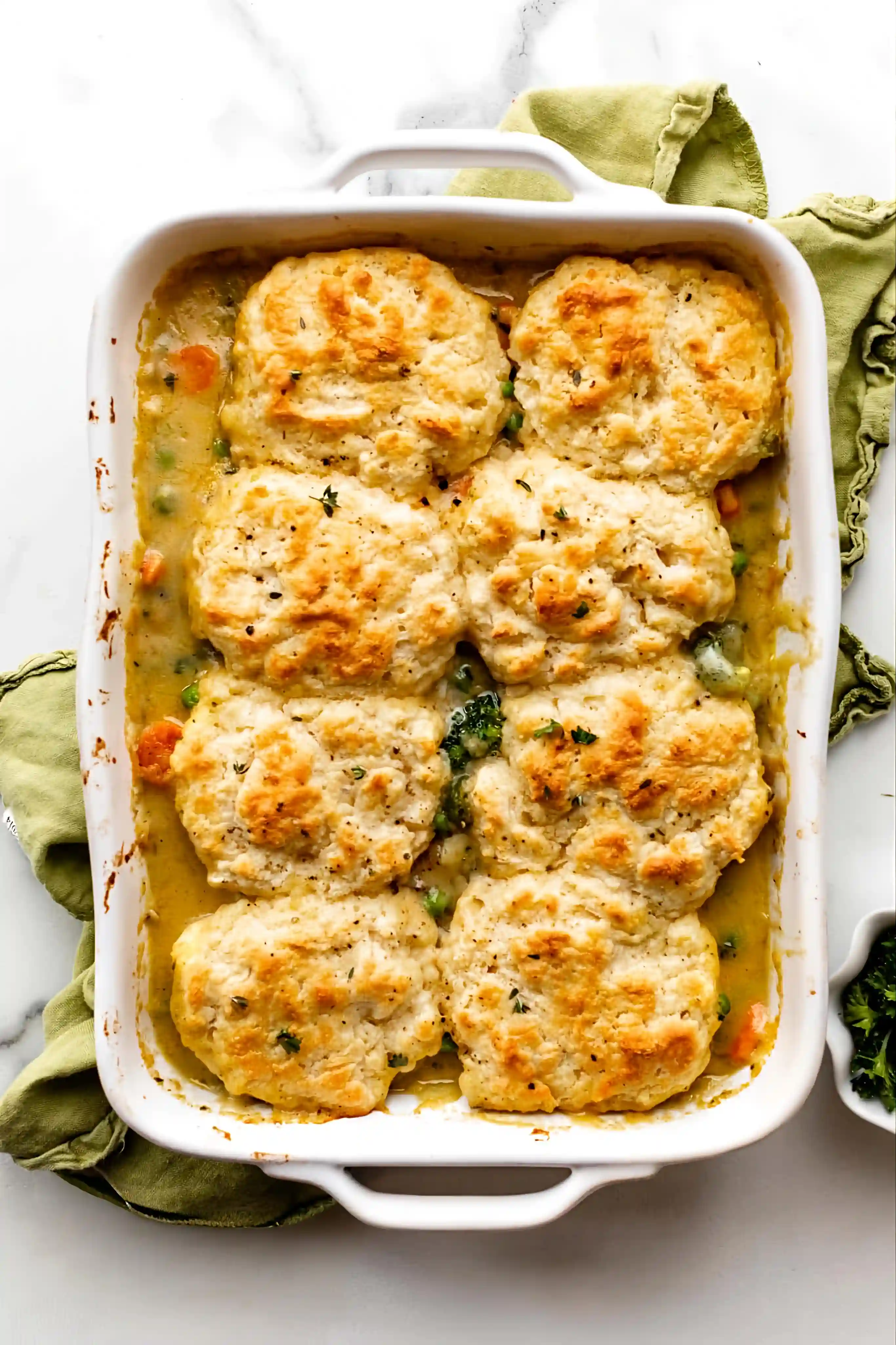 Biscuit & Vegetable Pot Pie
