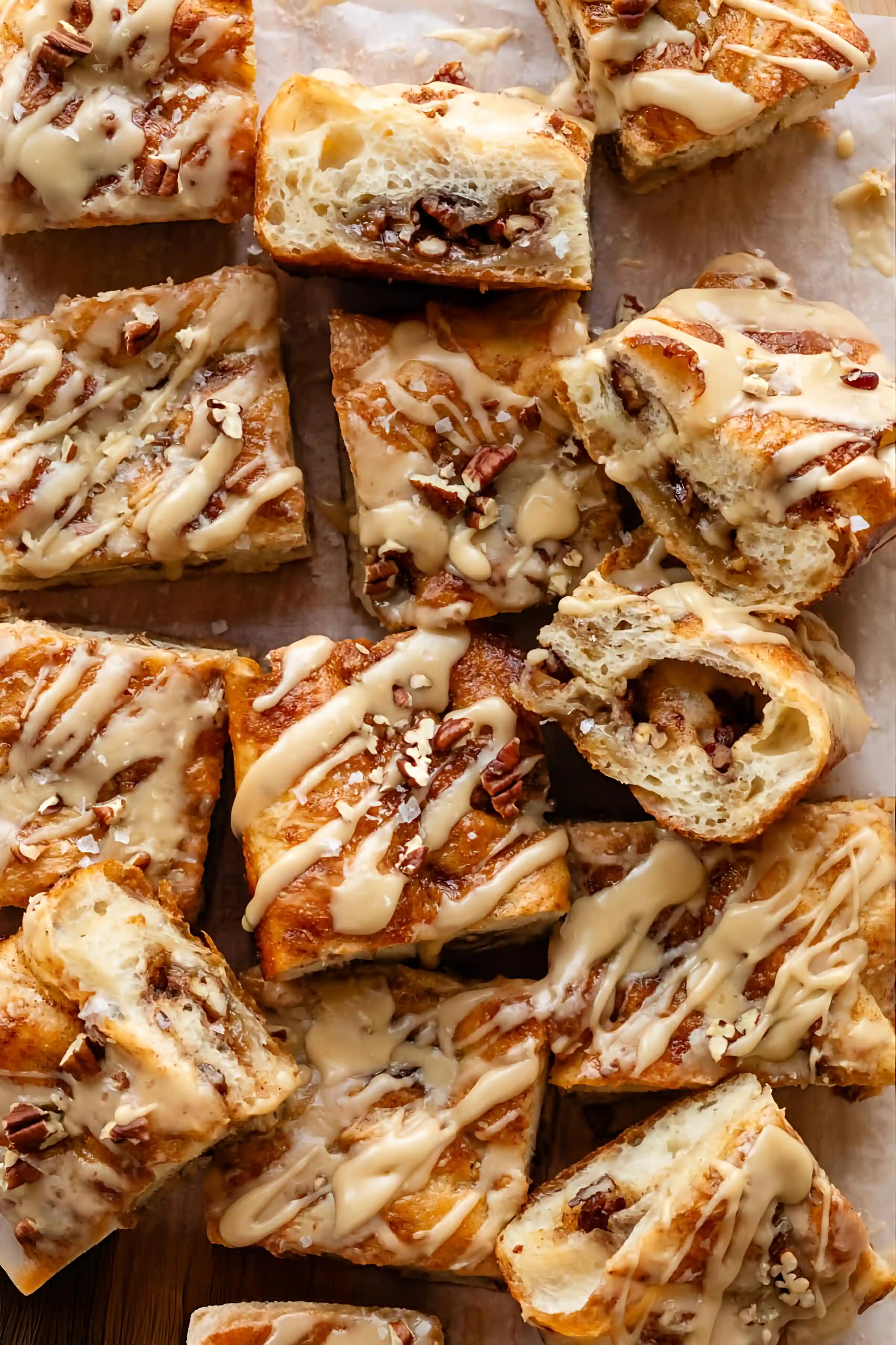 Salted Maple Pecan Focaccia